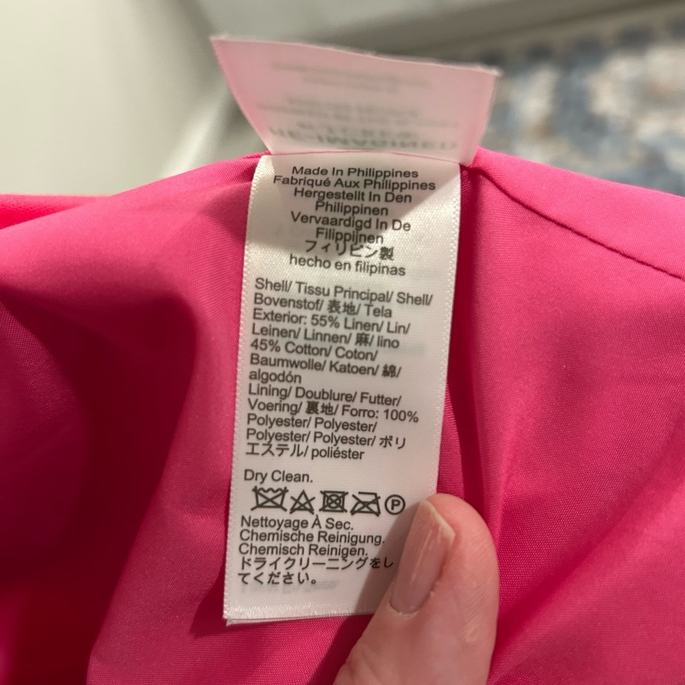 J. Crew Factory Bold Pink Blazer - Picture 4 of 4